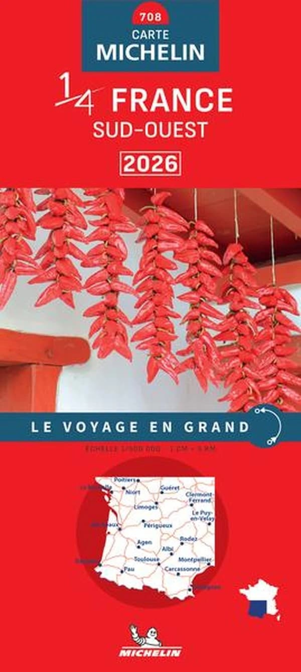 France : Sud-Ouest : 2026 (Éd. 12.1) [réalisé et publié par] Michelin Éditions