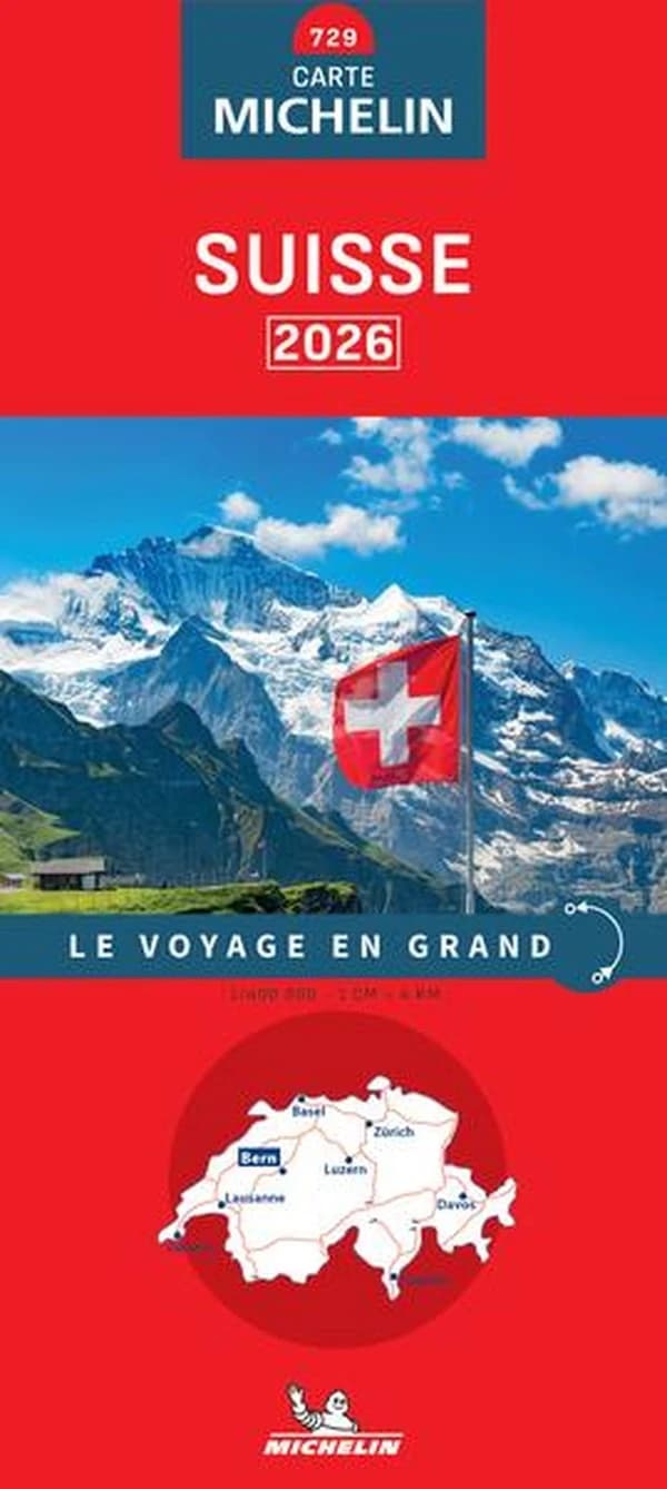 Carte Nationale Suisse 2026 (Nouvelle éd.)