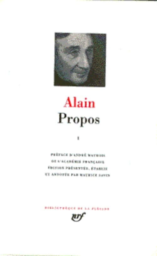 Propos. 1, [1906-1936] ([Nouvelle éd.])