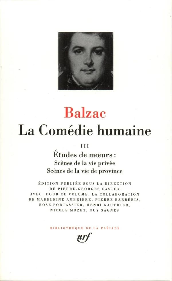 Balzac : La Comedie Humaine, tome 3 :Bibliotheque de la Pleiade (French Edition)