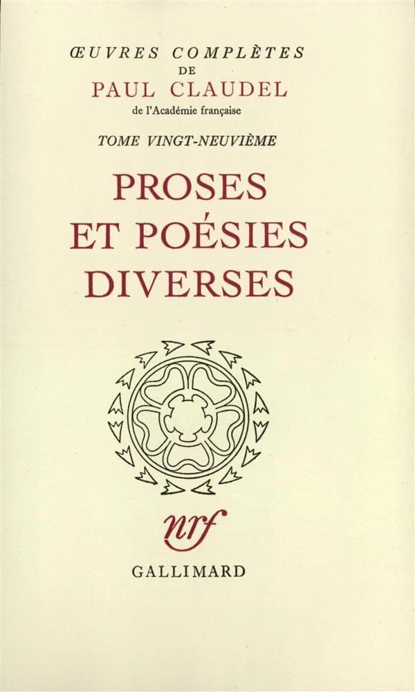 Proses et poésies diverses