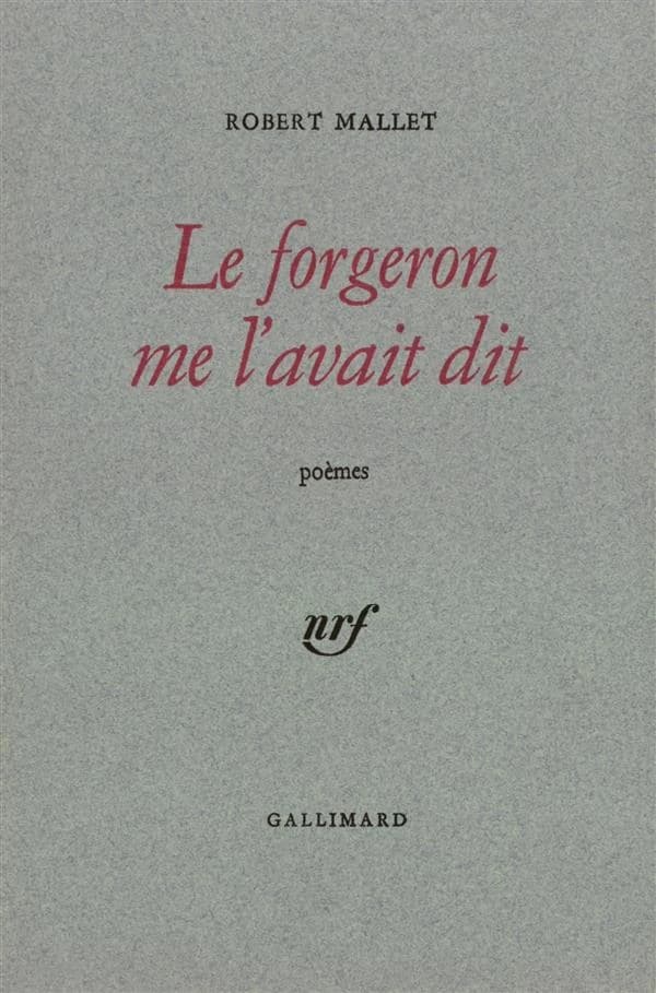 Le Forgeron me l'avait dit