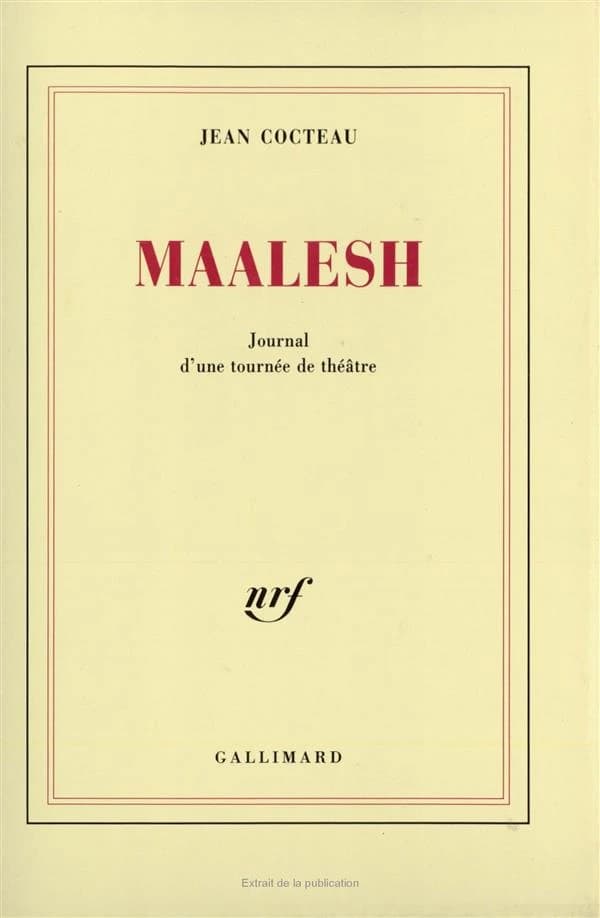 Maalesh : journal d'une tournée de théâtre