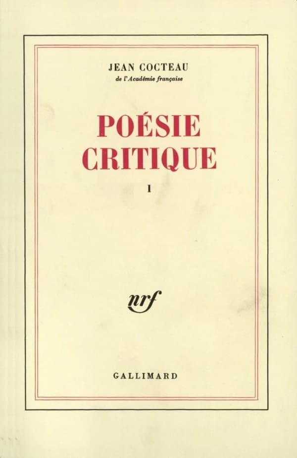 Poésie critique. I