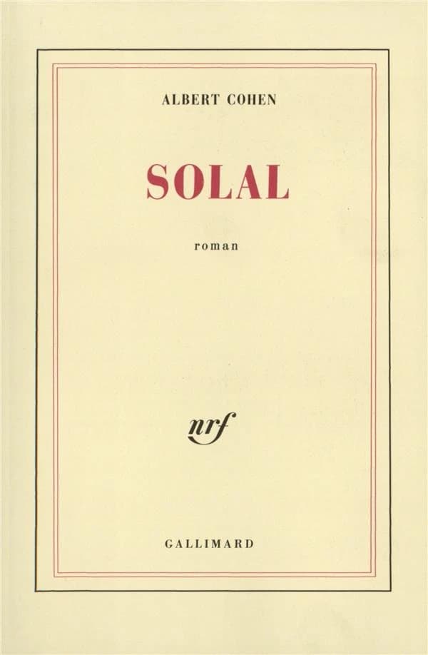 Solal : roman
