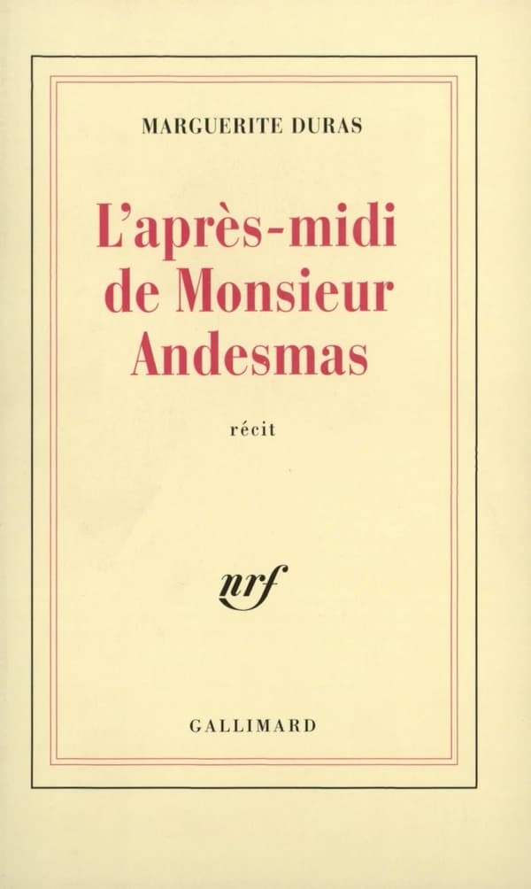 L'après-midi de monsieur Andesmas