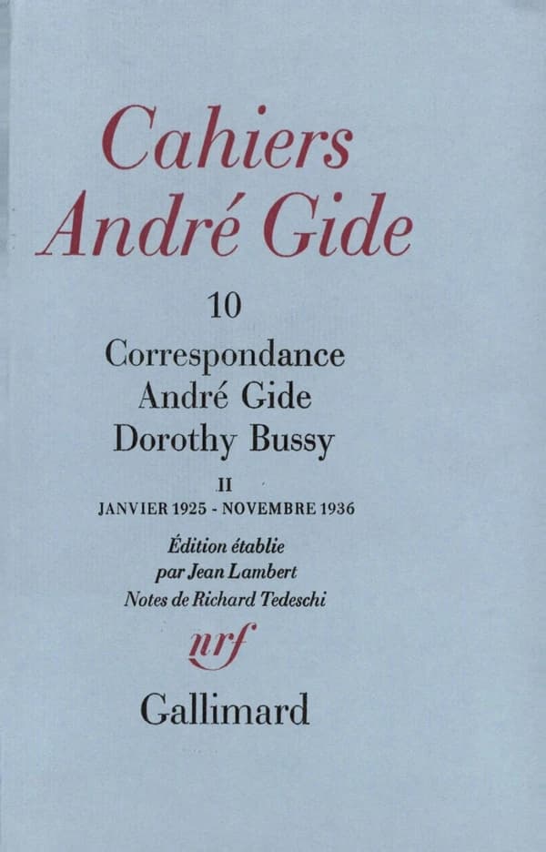 Correspondance ; janvier 1925