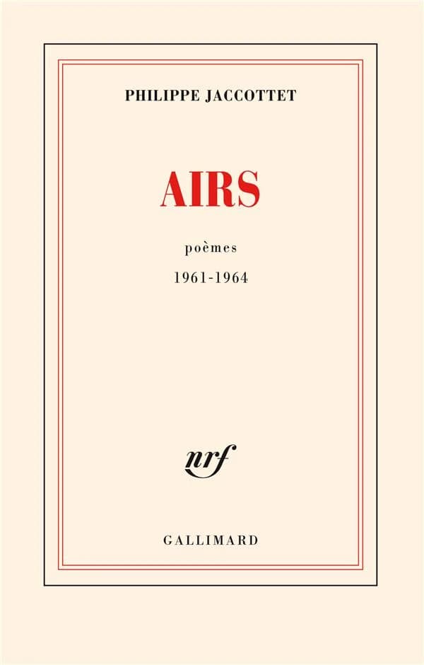 Airs : poèmes, 1961-1964