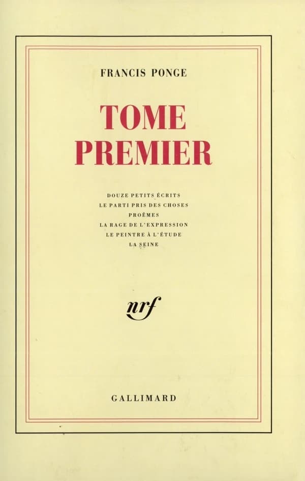 Tome premier