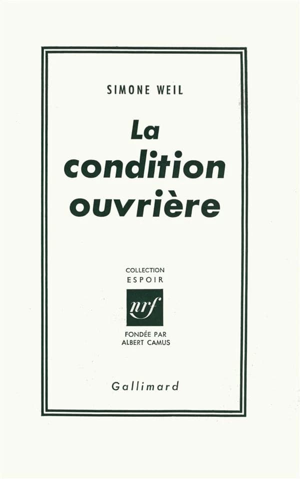 La condition ouvrière