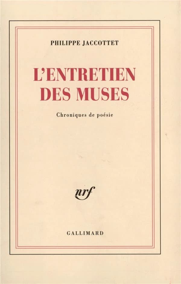 L'entretien des muses : chroniques de poésie