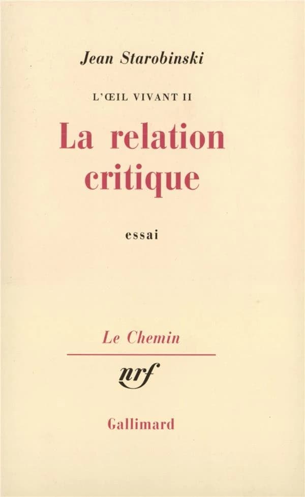 La relation critique : essai