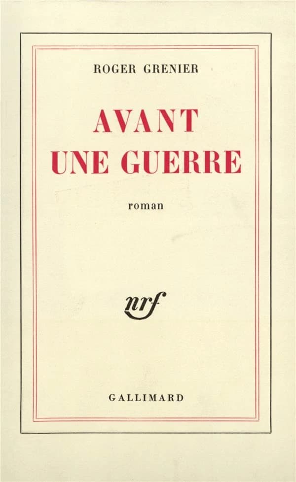Avant une guerre