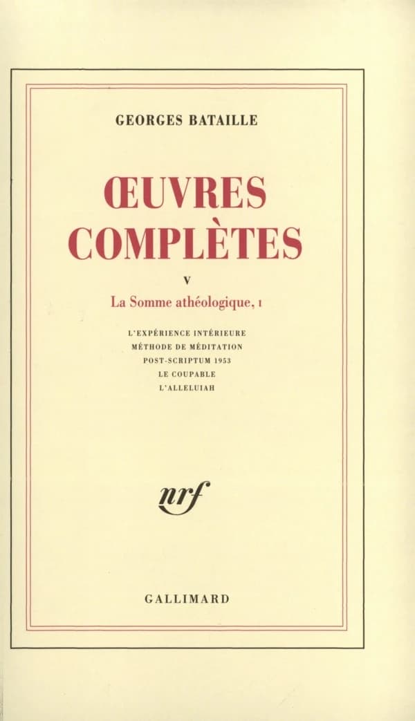 La somme athéologique. Tome 1
