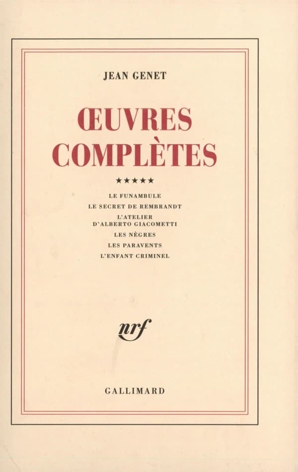 Oeuvres complètes Tome 5