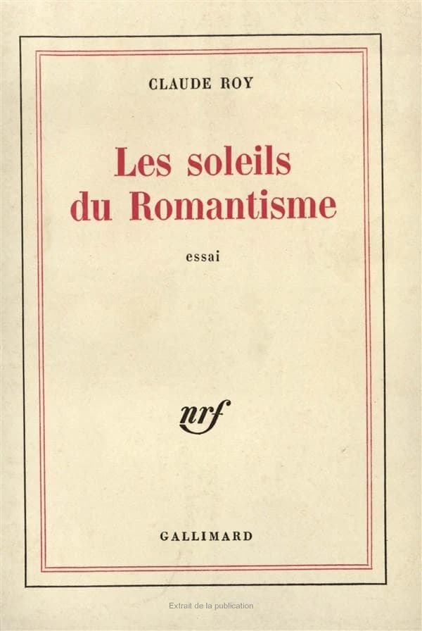 Les soleils du romantisme