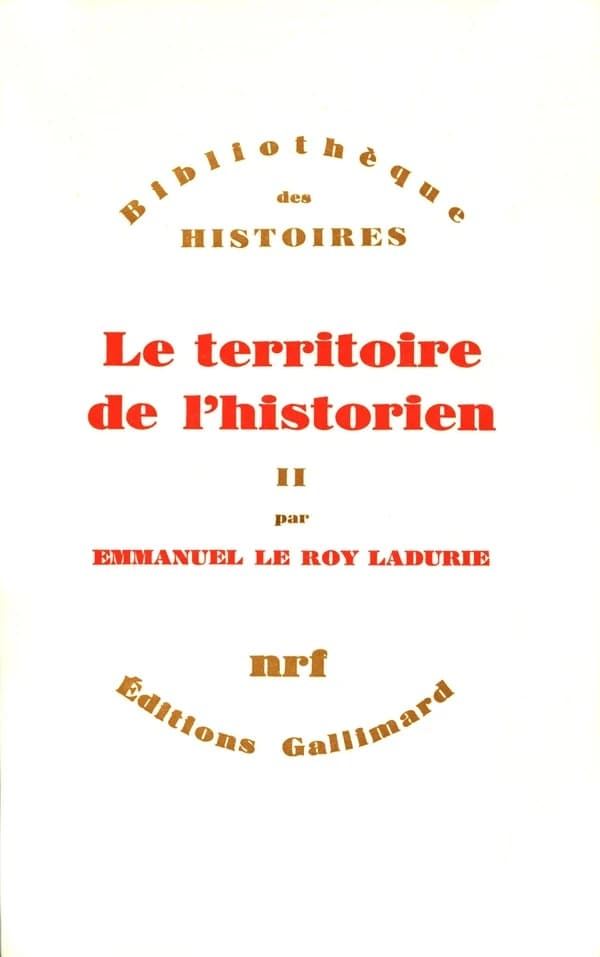 Le Territoire de l'historien. 2