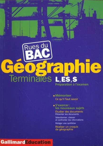 Géographie, terminales L, ES, S