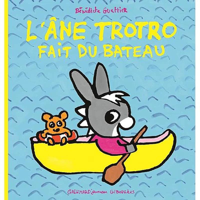 L'âne Trotro fait du bateau