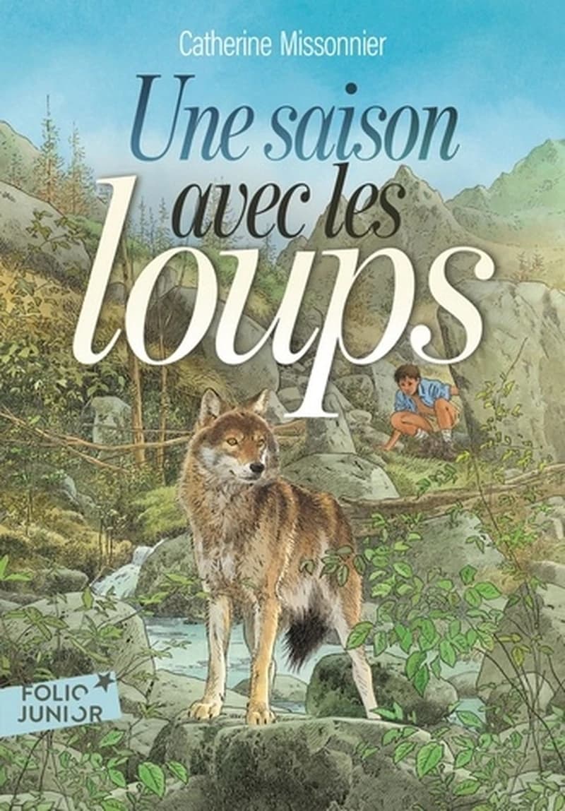Une saison avec les loups (Nouv. présentation) Catherine Missonnier ; illustrations de Philippe Munch