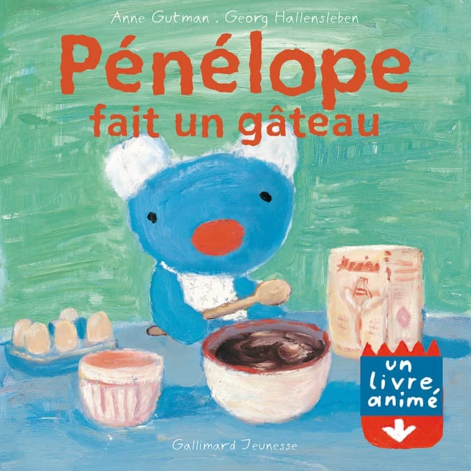 Pénélope fait un gâteau : un livre animé