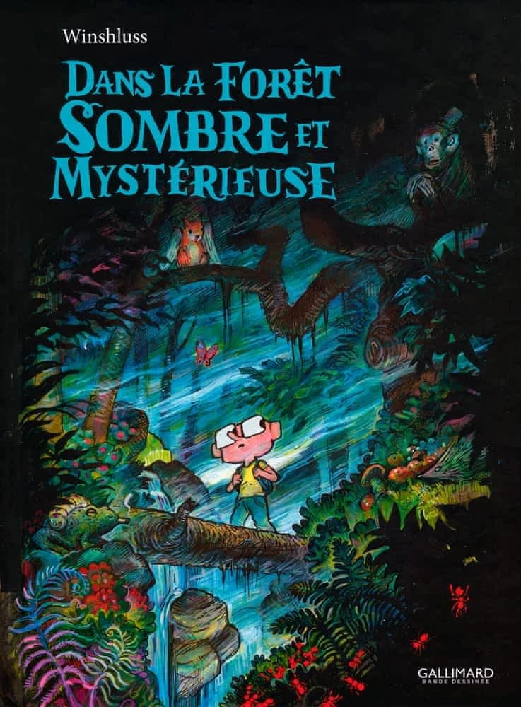 Dans la forêt sombre et mystérieuse