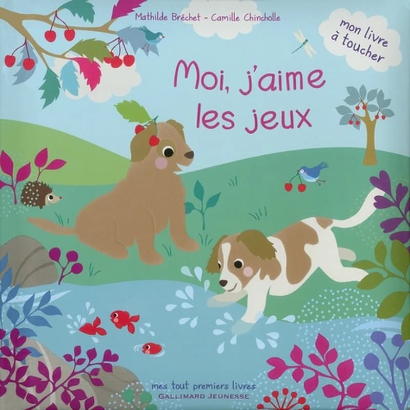 Moi, j'aime les jeux : mon livre à toucher