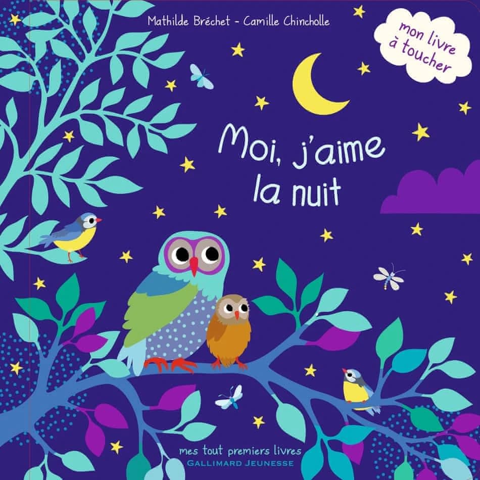 Moi, j'aime la nuit : mon livre à toucher