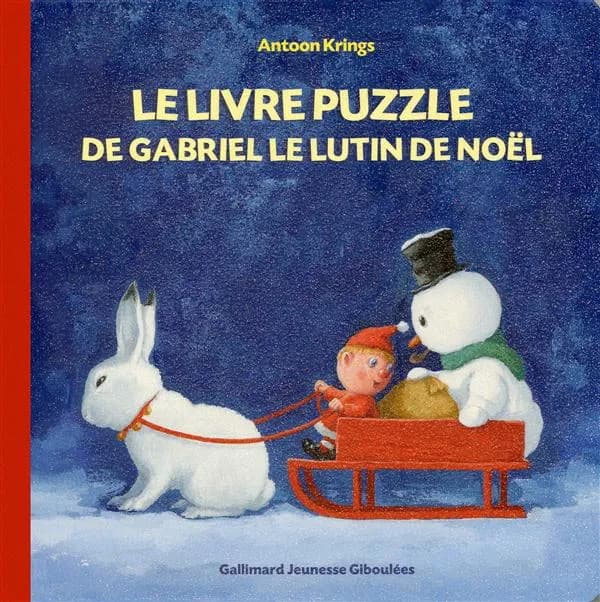 Le livre puzzle de Gabriel le lutin de Noël