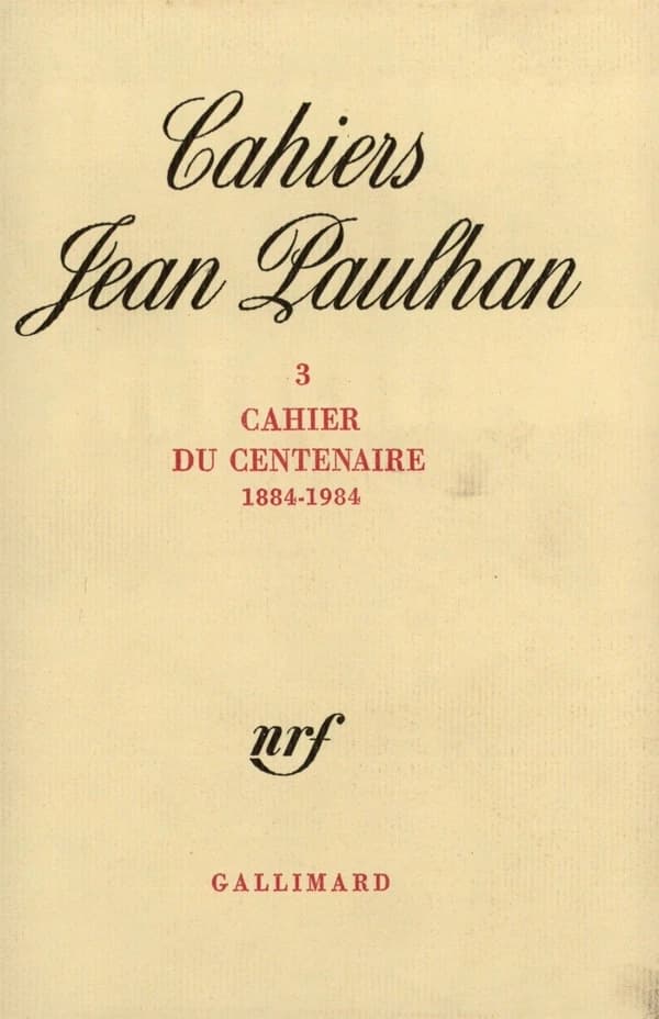Cahier du centenaire : 1884-1984