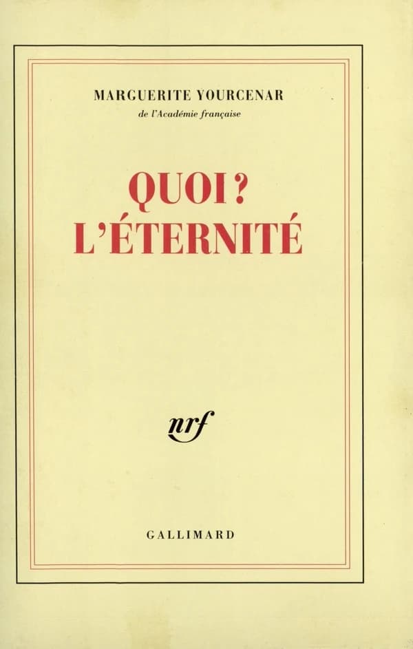 Quoi? L'éternité