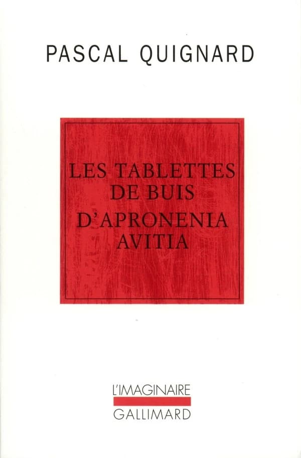 Les Tablettes de buis d'Apronenia Avitia