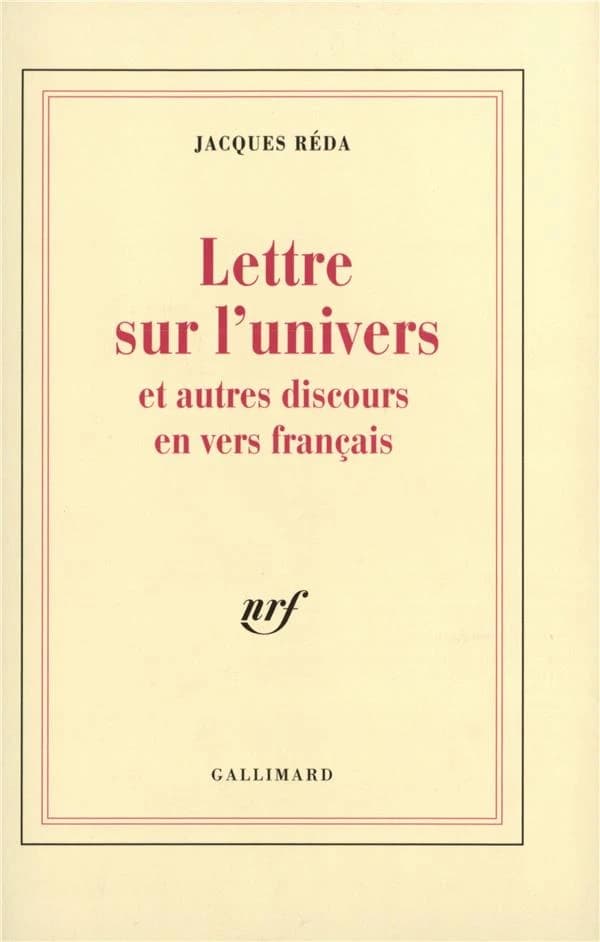 Lettre sur l'univers et autres discours en vers français