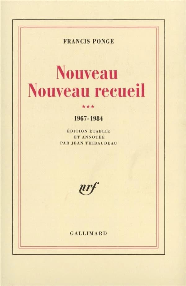 Nouveau nouveau recueil