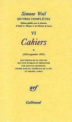 Cahiers. 1, 1933-septembre 1941
