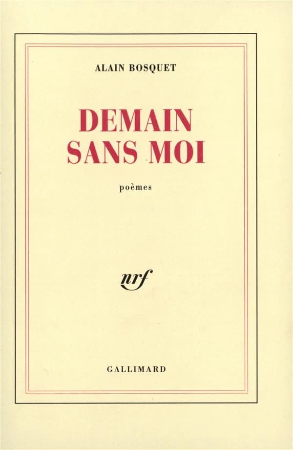 Demain sans moi : poèmes
