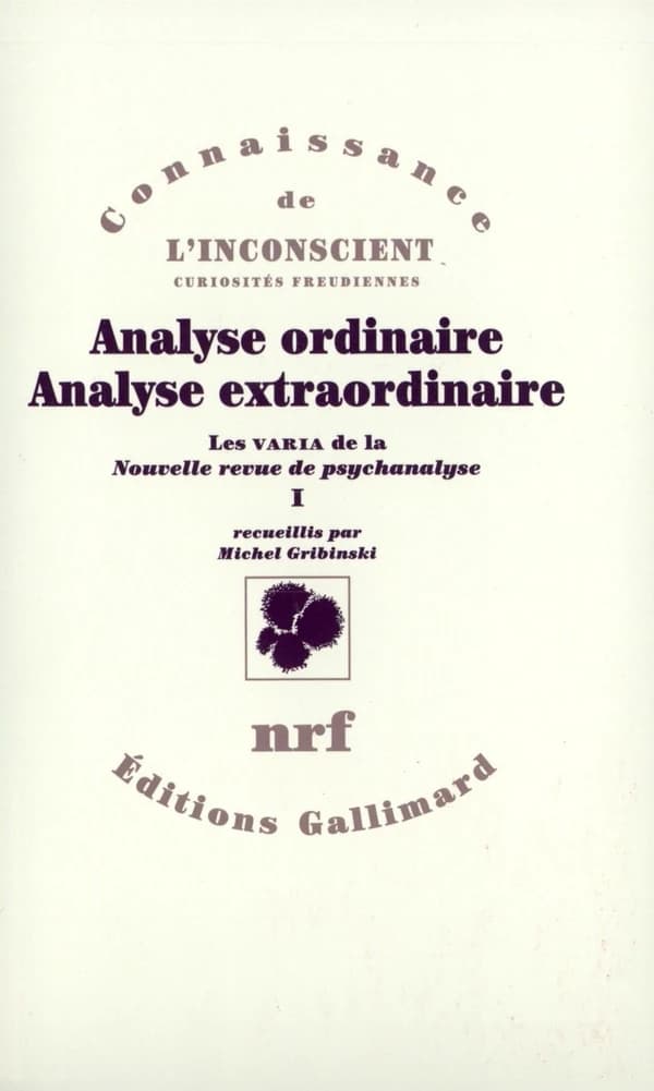 Analyse ordinaire, analyse extraordinaire