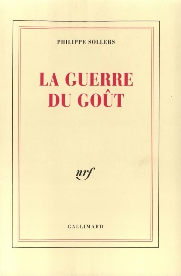 La guerre du goût