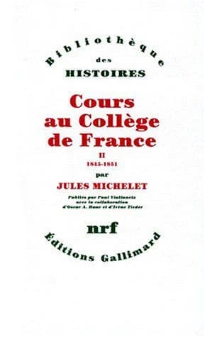 Cours au Collège de France : 1838-1851