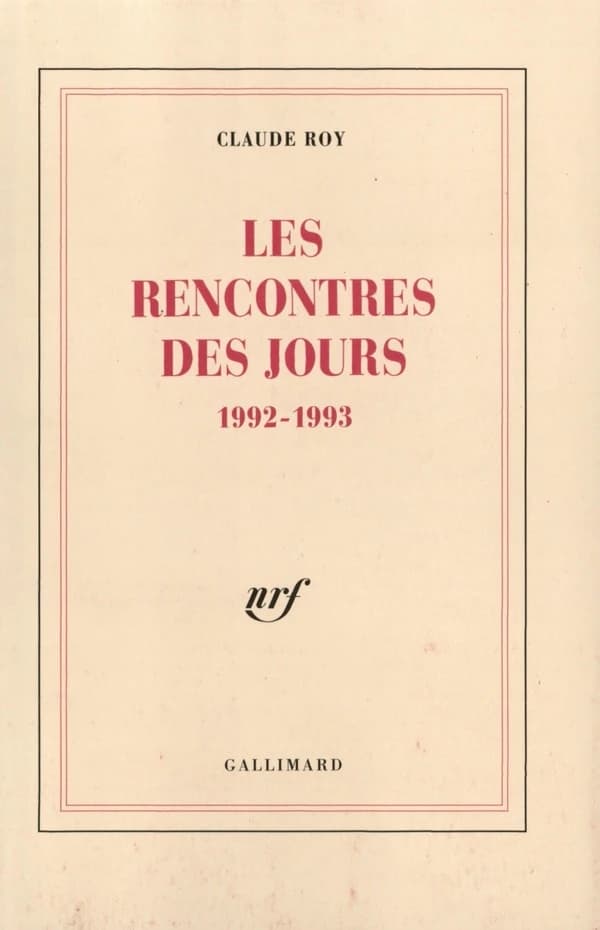 Les rencontres des jours : 1992-1993