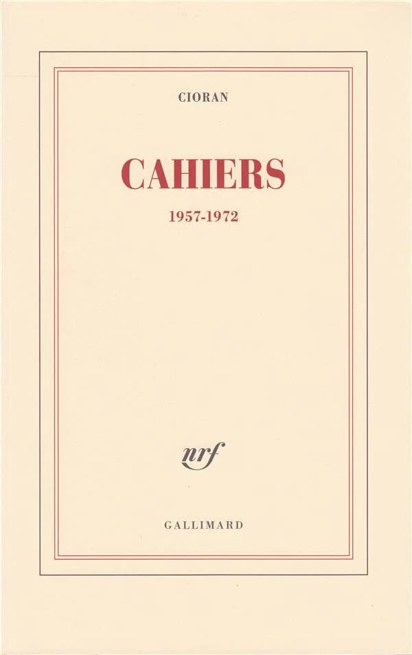 Cahiers : 1957-1972