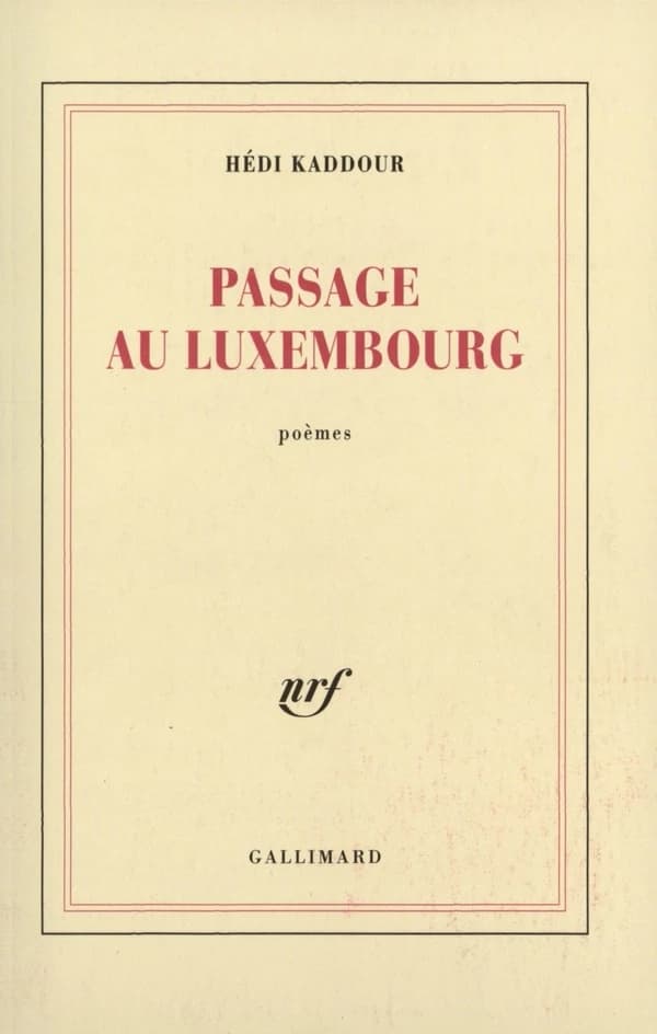 Passage au Luxembourg : poèmes