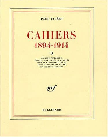 Cahiers 1894-1914. IX, 1907-1909