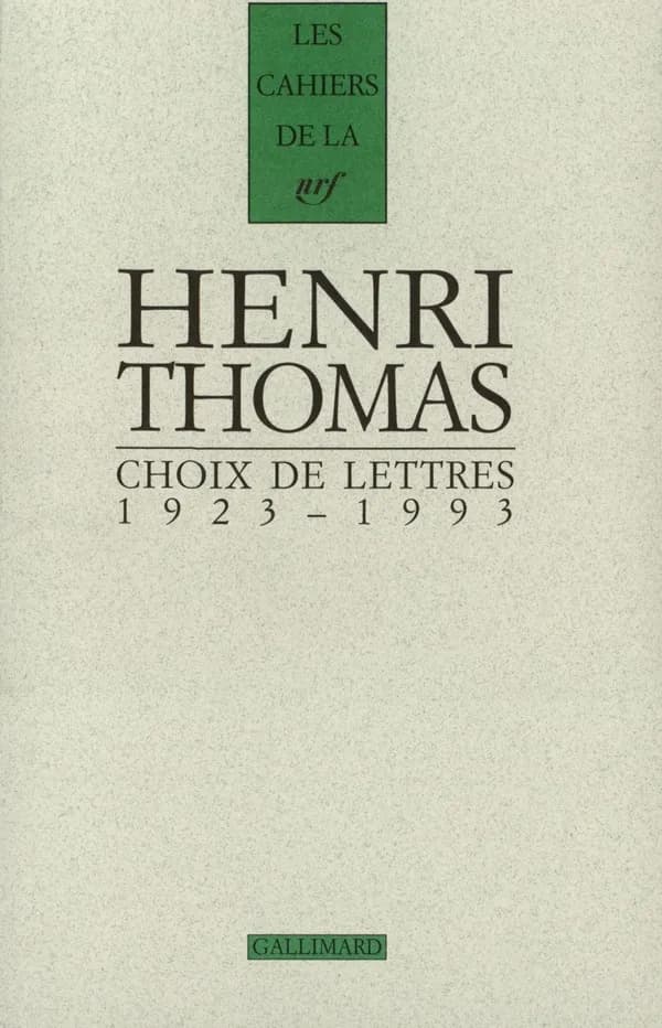 Choix de lettres, 1923-1993
