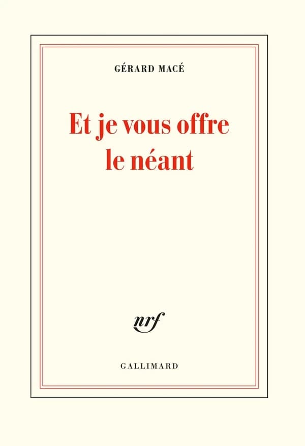 Et je vous offre le néant