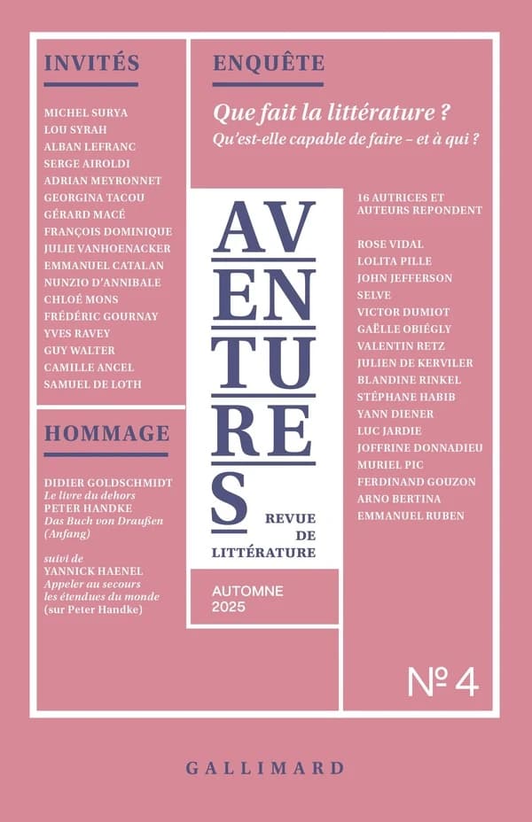 Revue aventures n.4 : Automne 2025