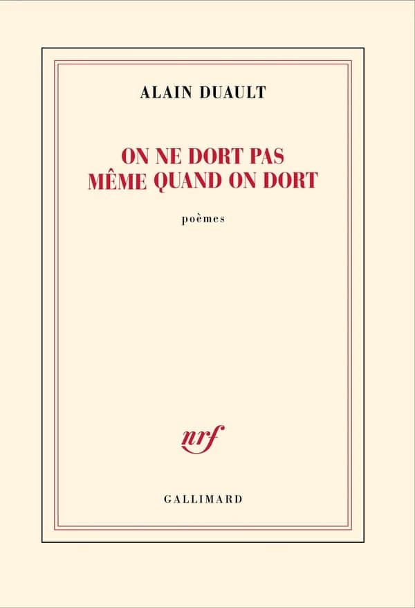 On ne dort pas même quand on dort : poèmes