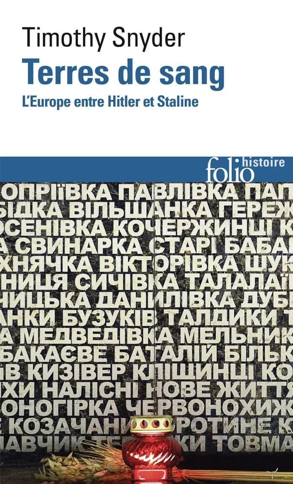 Terres de sang : l'Europe entre Hitler et Staline (Éd. augmentée) Timothy Snyder ; postface de l'auteur ; traduit de l'anglais (États-Unis) par Pierre-Emmanuel Dauzat