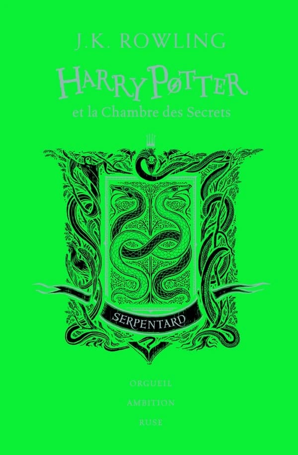 Harry Potter et la chambre des secrets : Serpentard (Éd. collector 20e anniversaire) J. K. Rowling ; traduit de l'anglais par Jean-François Ménard