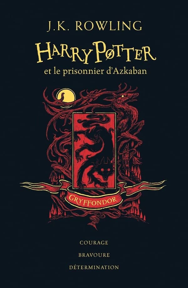 Harry Potter et le prisonnier d'Azkaban : Gryffondor (Éd. collector 20e anniversaire) J. K. Rowling ; traduit de l'anglais par Jean-François Ménard